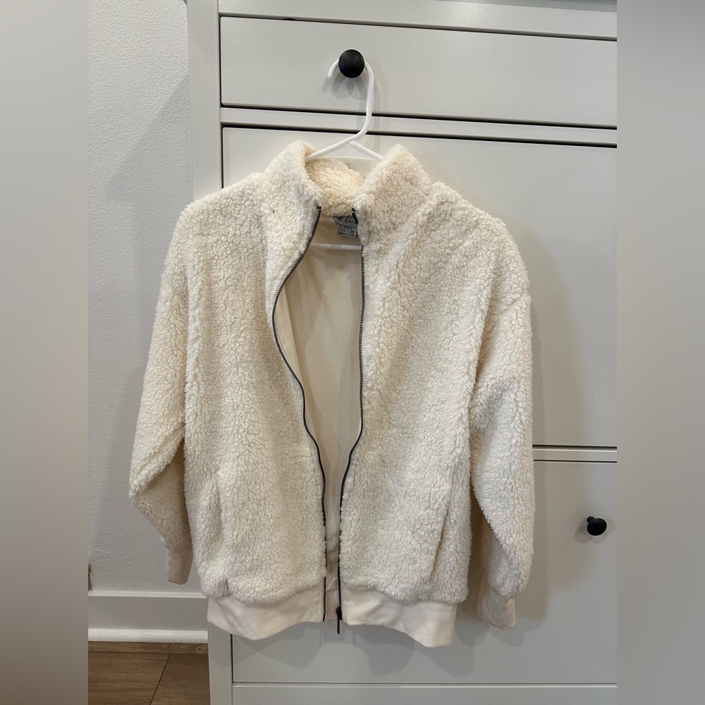 GAIAM Cream/White Fleece Jacket